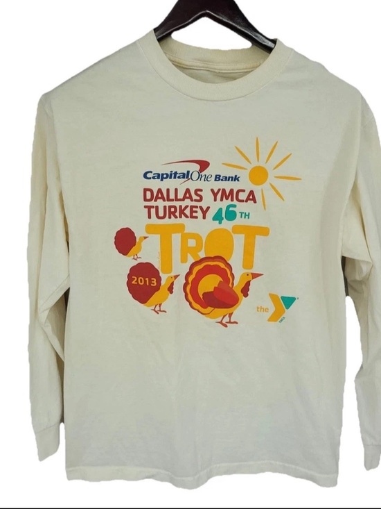 Other - 2013 Dallas YMCA Turkey Trot Long Sleeve Graphic Tee | Thanksgiving